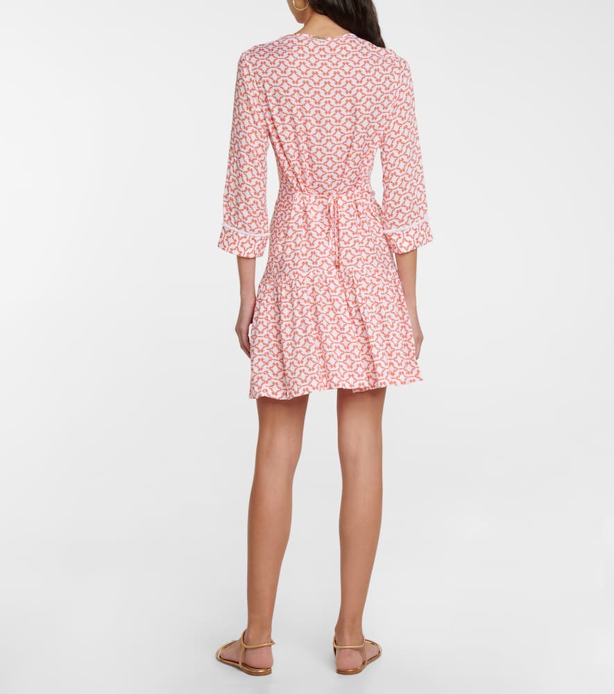 Arabian Sunset printed minidress