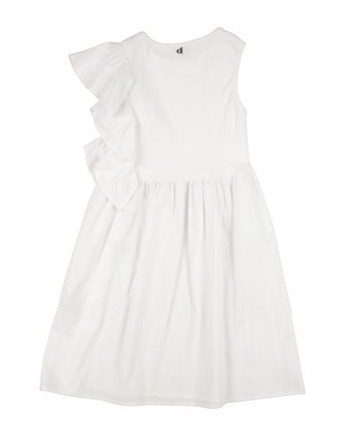 Kid Girl Kids' dress White Size 12 Cotton, Elastane