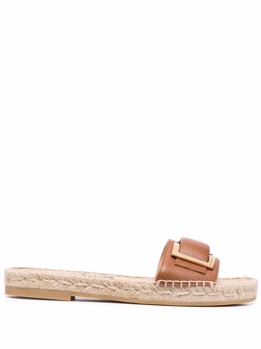 Prince raffia sandals - Brown
