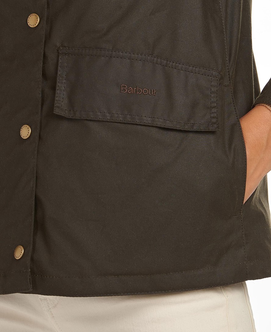 Avon wax-cotton hooded jacket