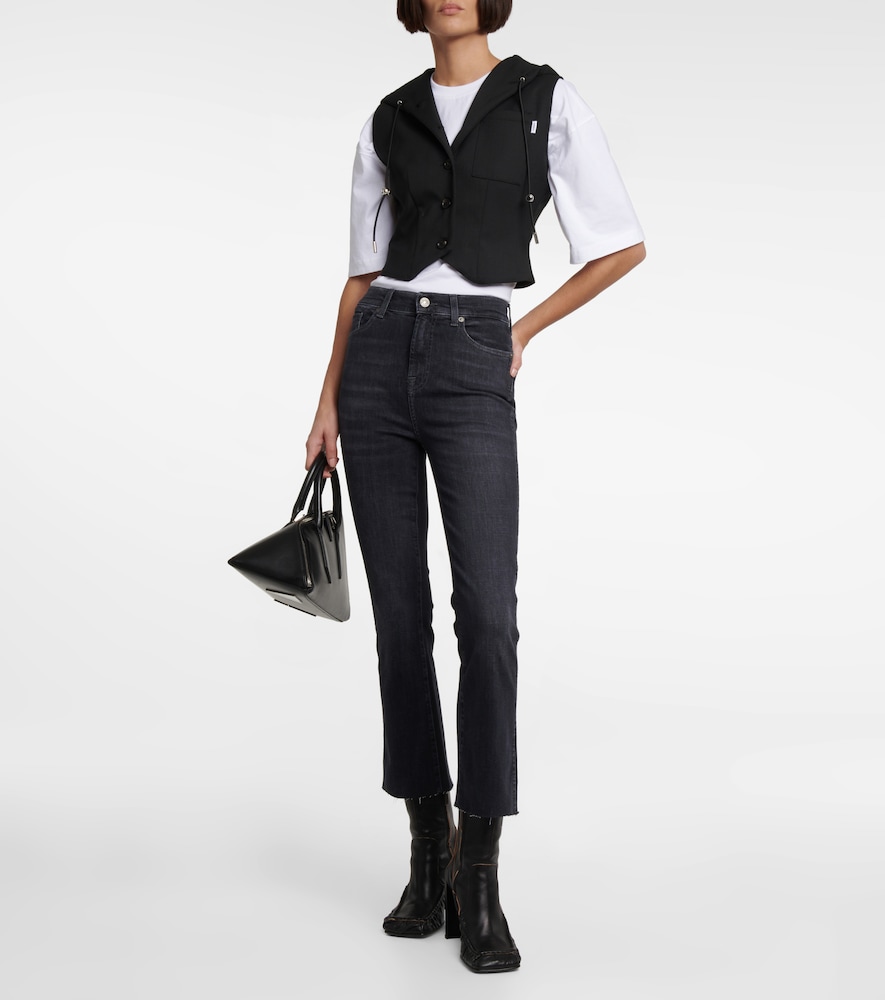 7 For All Mankind Slim Kick high-rise jeans
