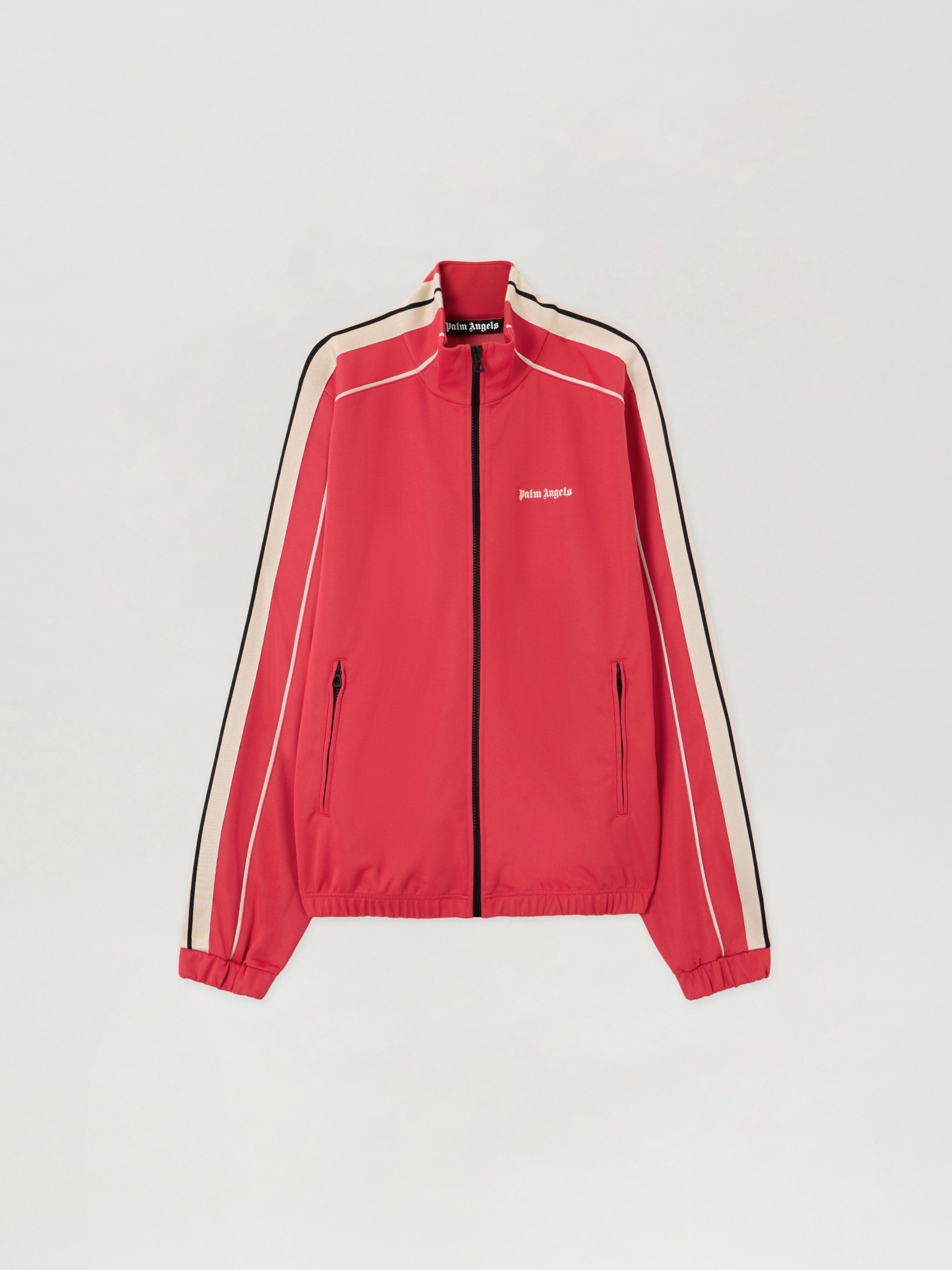 Classic Logo Vintage Track Jacket Man  Red Off White