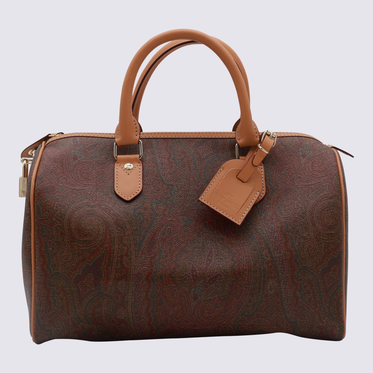 Paisley Print Boston Bag