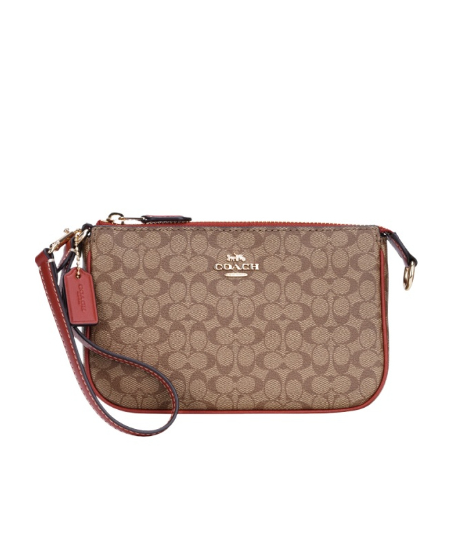 Zippered clutch