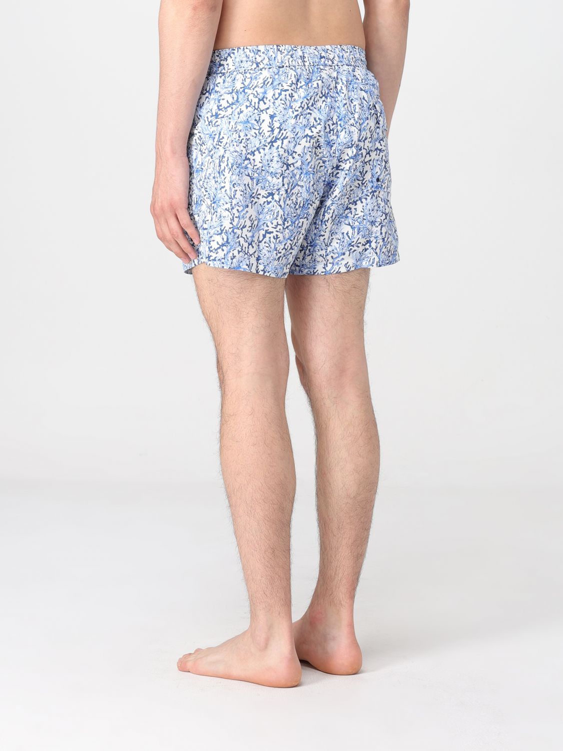 Swimsuit Men color Gnawed Blue