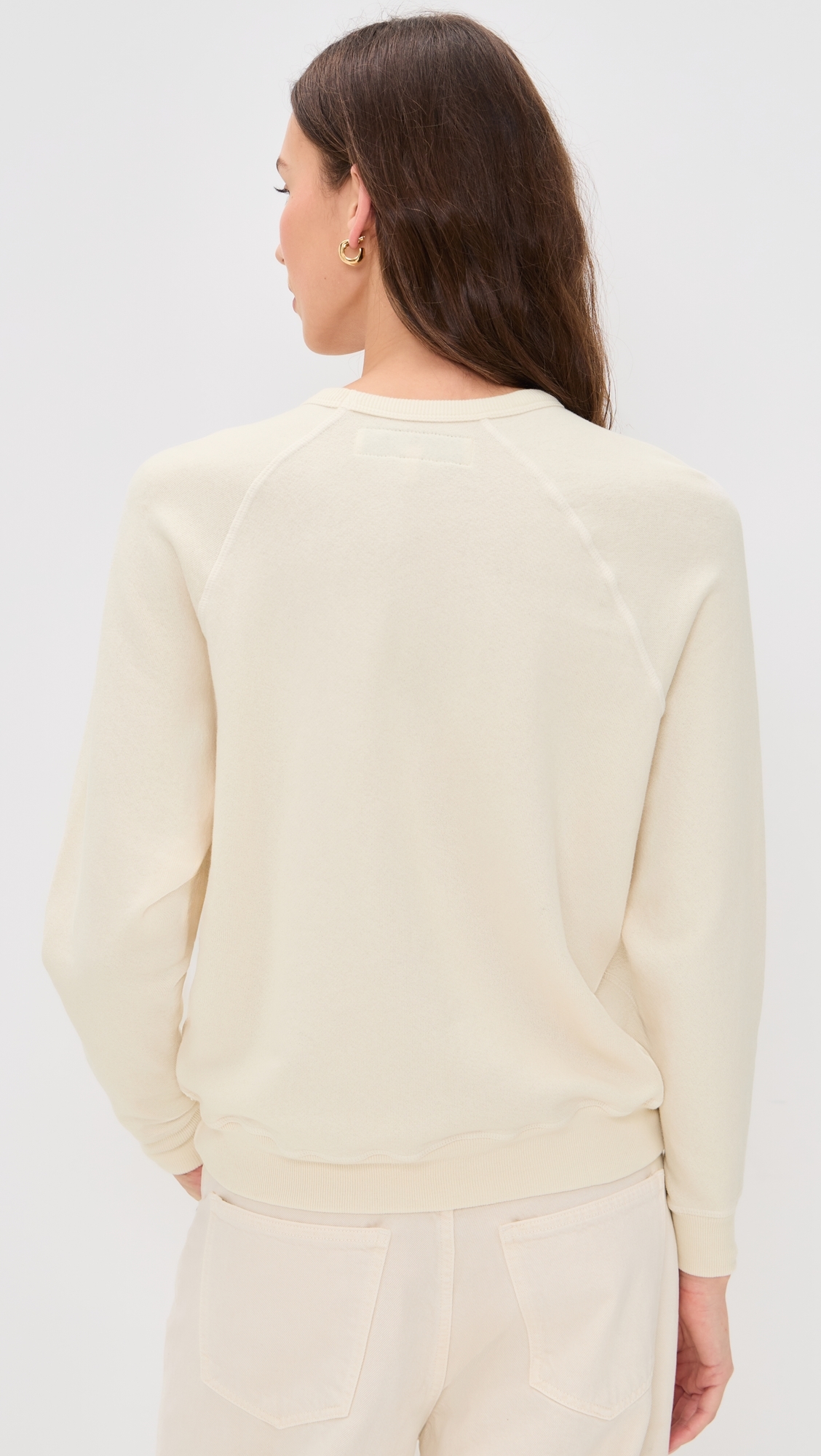 The College Stetson Graphic Sweatshirt Washed White