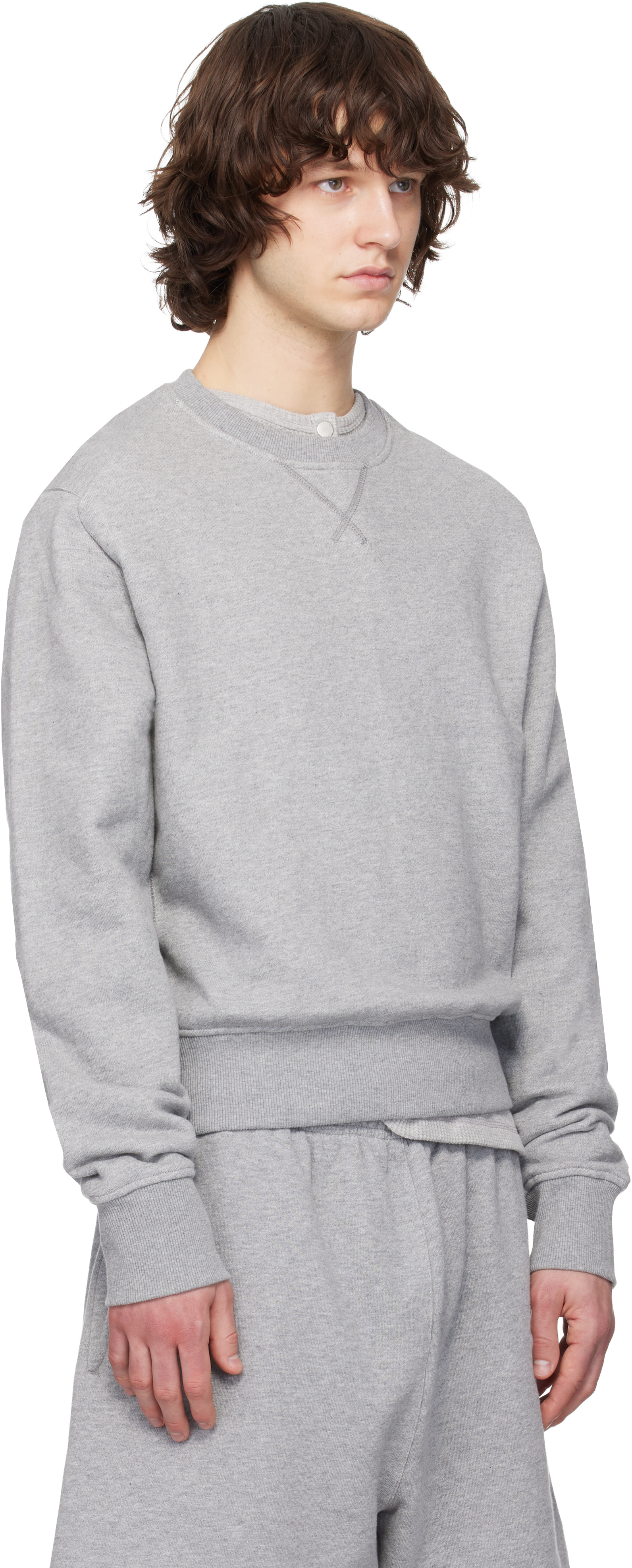 Gray Pod Crew Sweatshirt