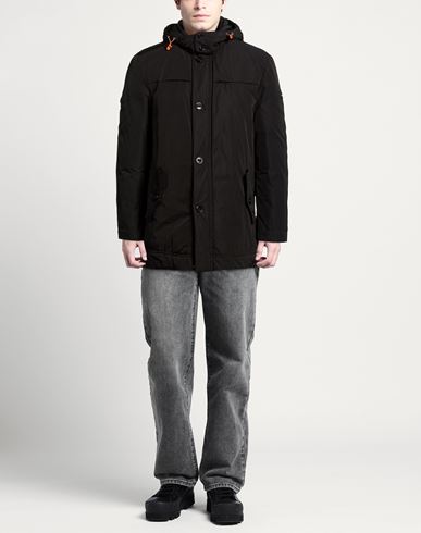 Man Puffer Black Size 40 Polyester