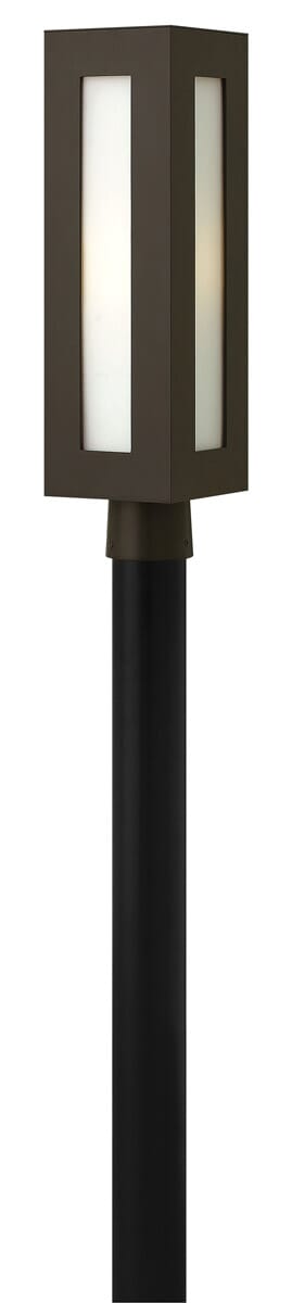 Bronze LED Post Top Pier Mount from the Dorian Collection