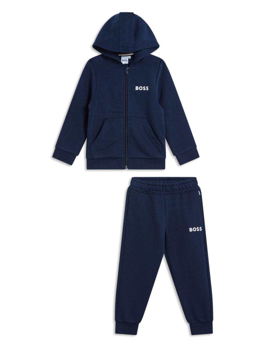 Logo-print tracksuit set - Blue