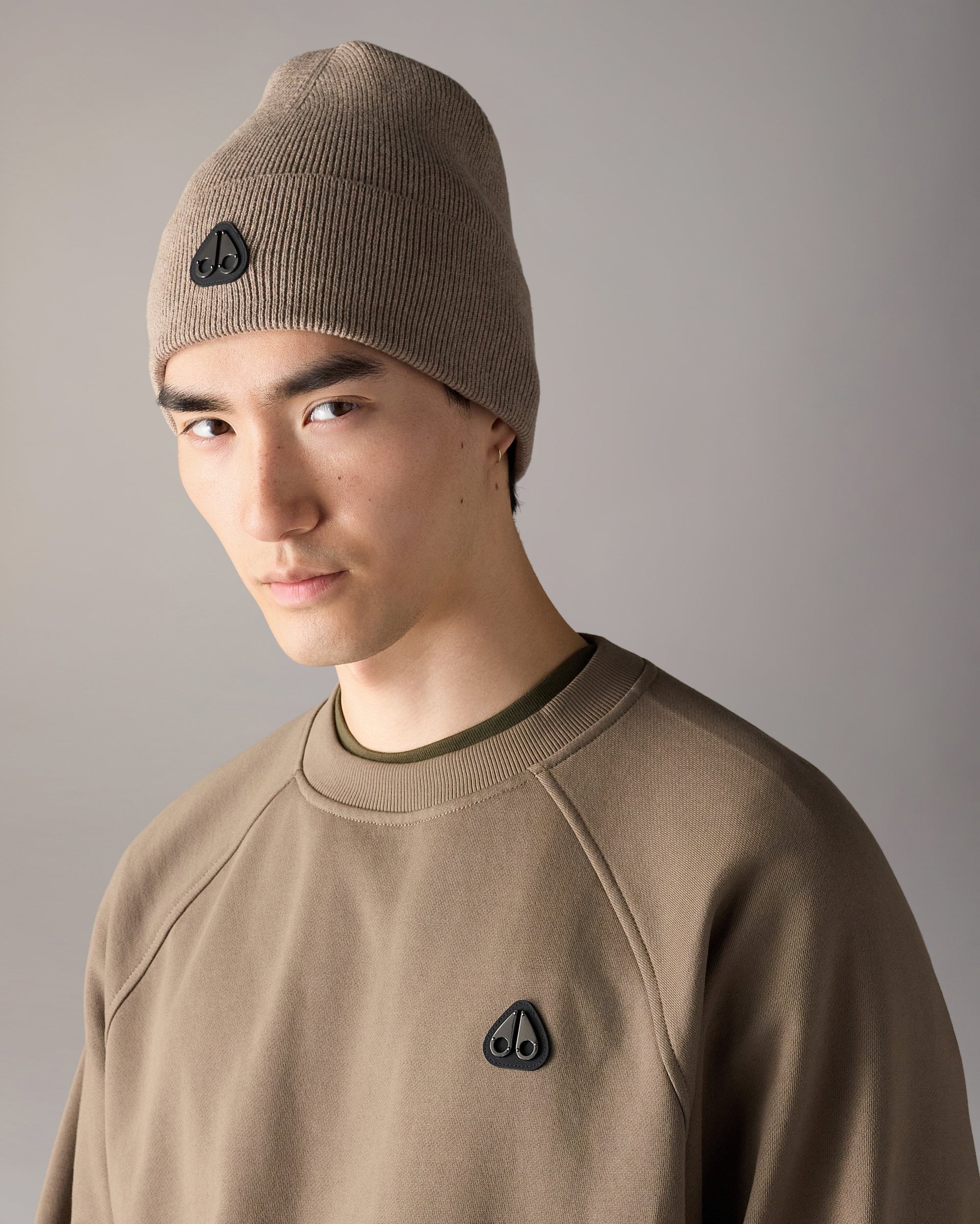 Moose Knuckles - Women's Frost Cotton-wool Beanie - Color: Ashen