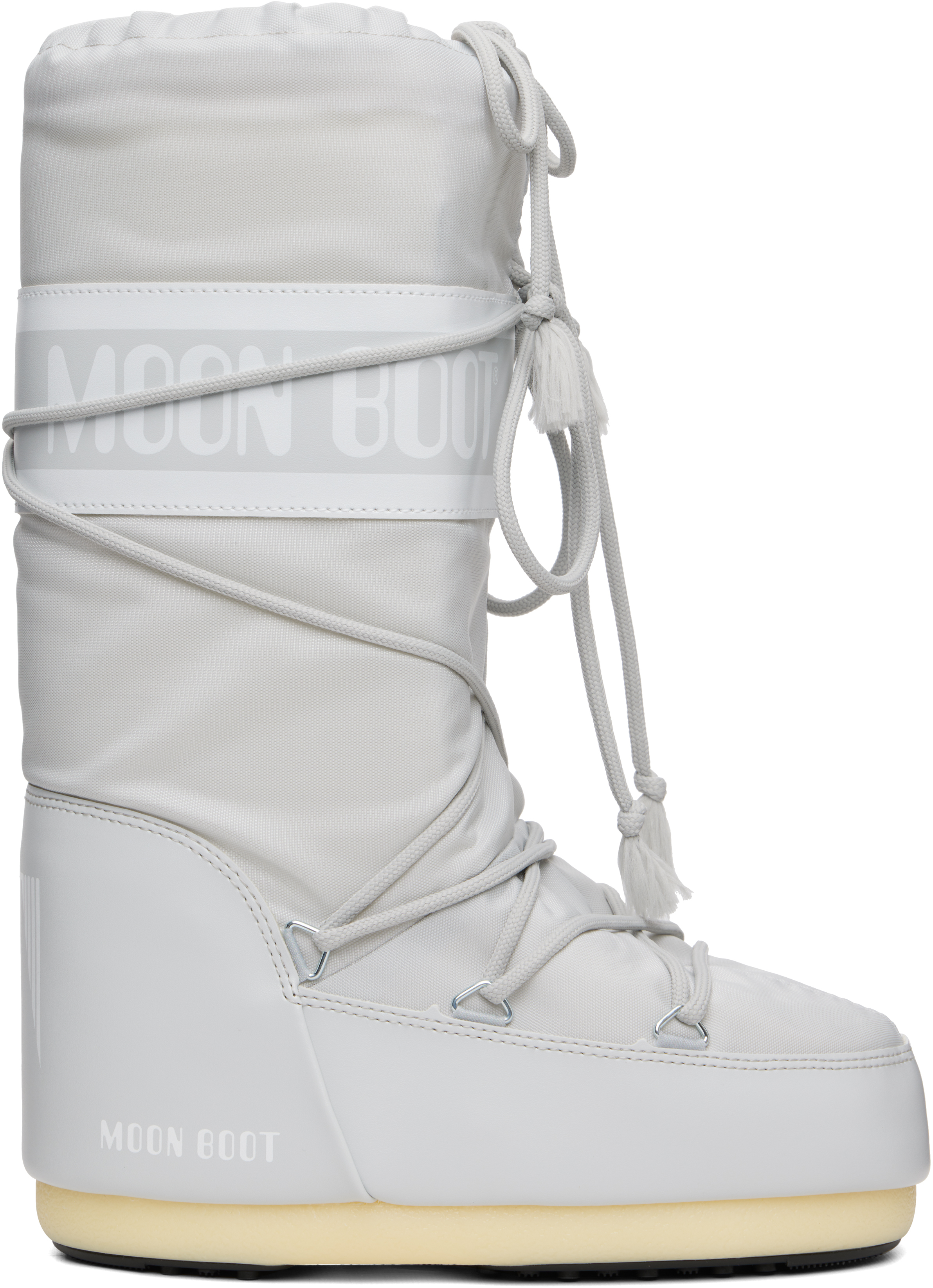 Gray Icon Nylon Boots