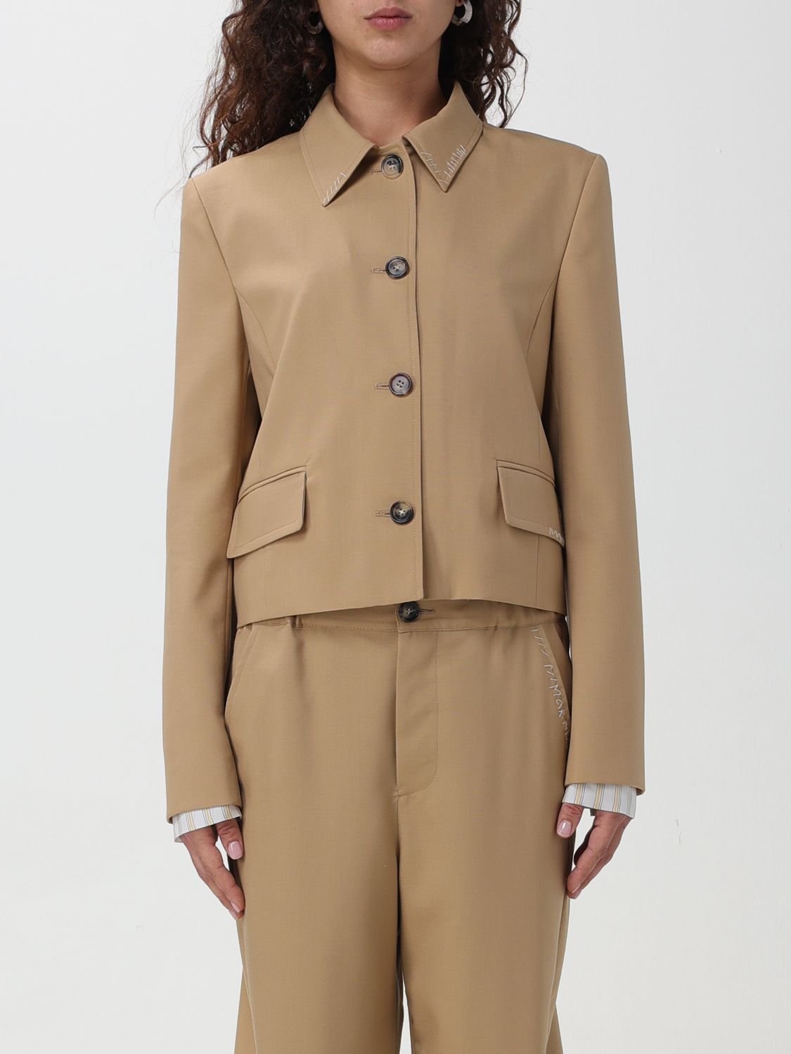 Jacket Woman color Camel