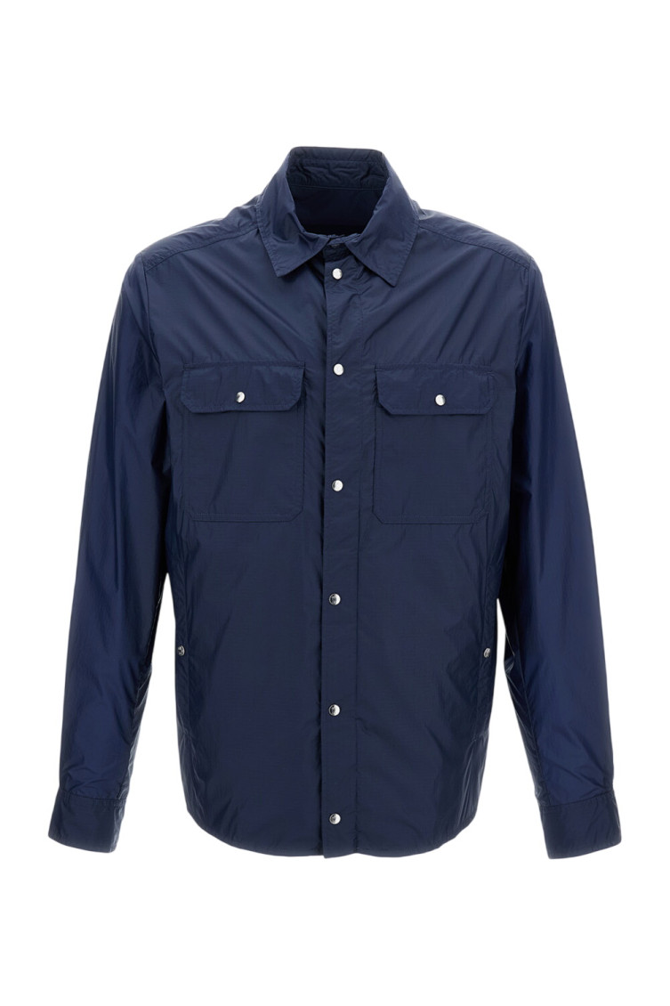 Blue Regular Overshirt