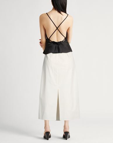 Chocolat Woman Maxi skirt Cream Size 0 Cotton