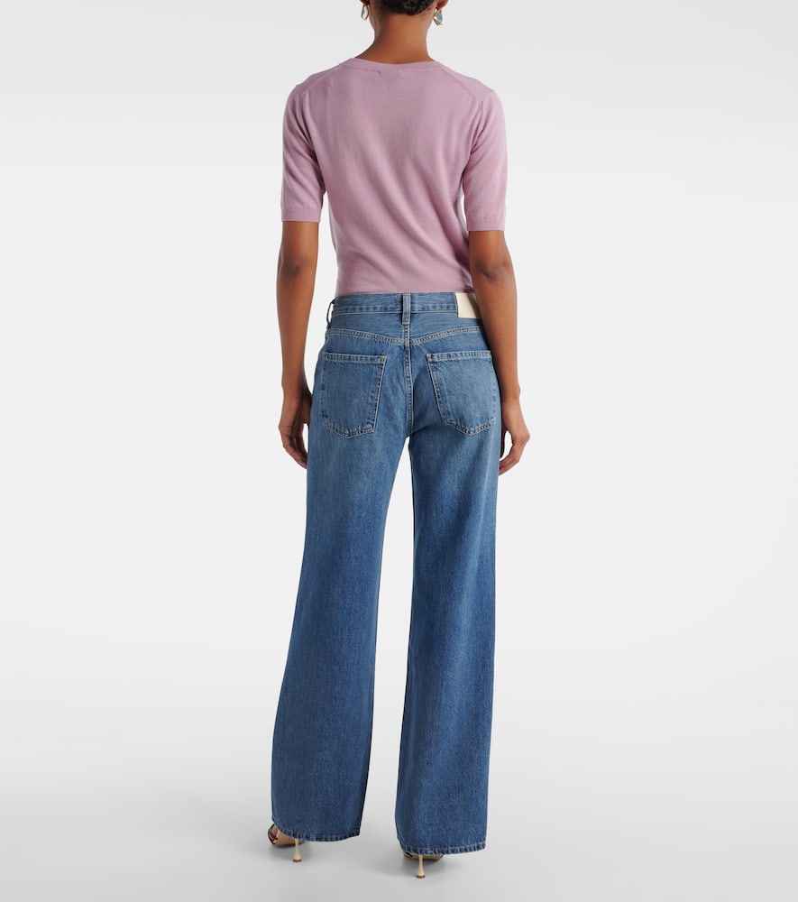 Annina high-rise wide-leg jeans