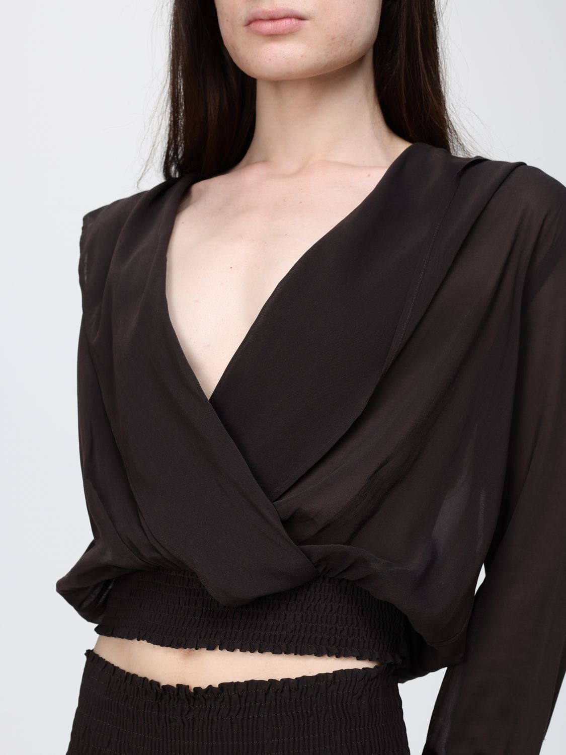 Shirt Woman color Brown
