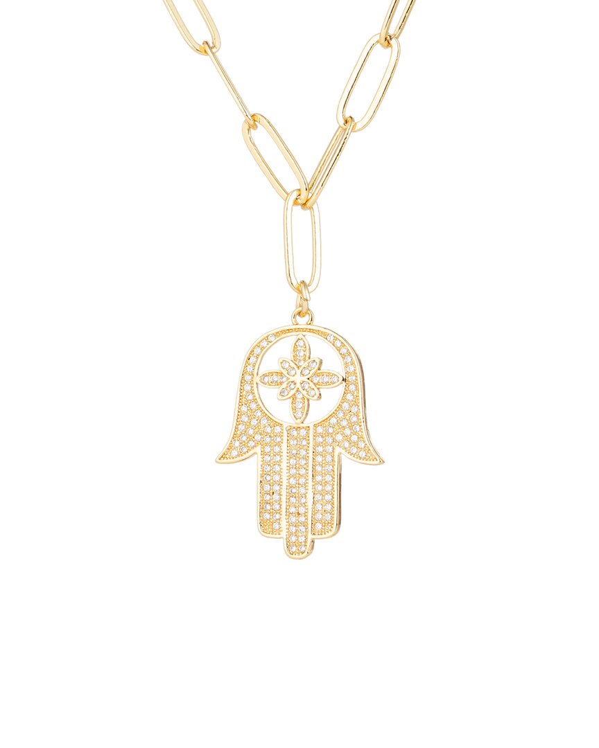 The Luxe Collection Titanium CZ Elah Necklace