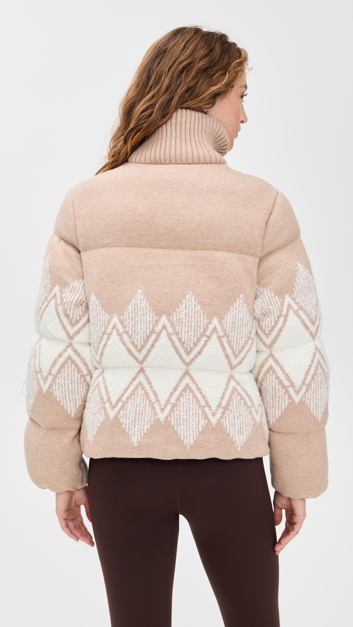 Belinda Knit Puffer Light Taupe