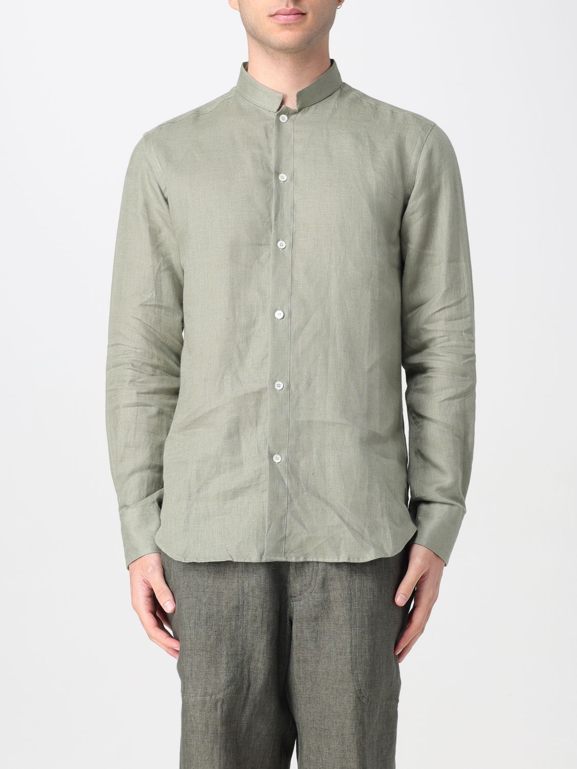 Shirt Men color Olive