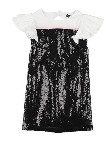 Abito Diva Scollato Dietr Kid Girl Kids' dress Black Size 13 Polyester, Cotton