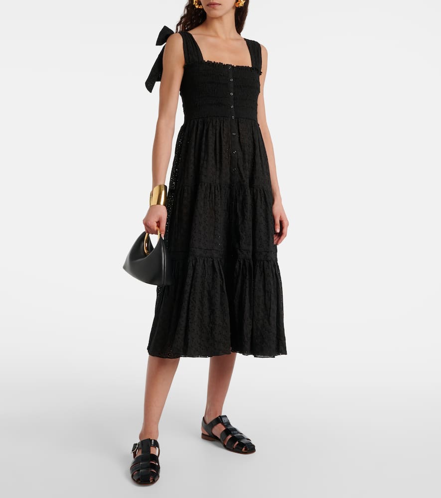 Triny cotton midi dress