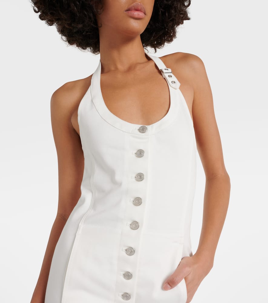 Courrèges Multiflex denim maxi dress