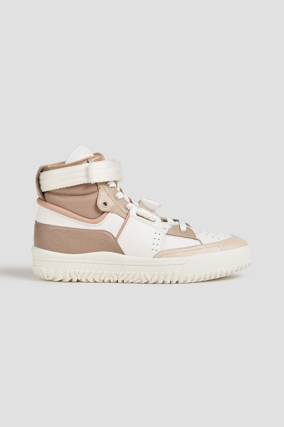 Franckie leather high-top sneakers