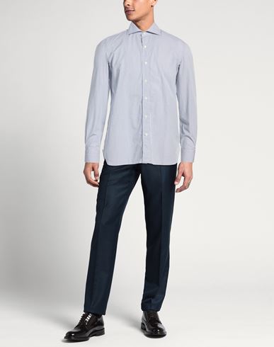 Man Shirt Azure Size 15 ½ Cotton