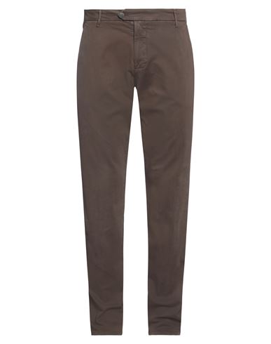Roÿ Roger's Man Pants Dark brown Size 40 Cotton, Elastane
