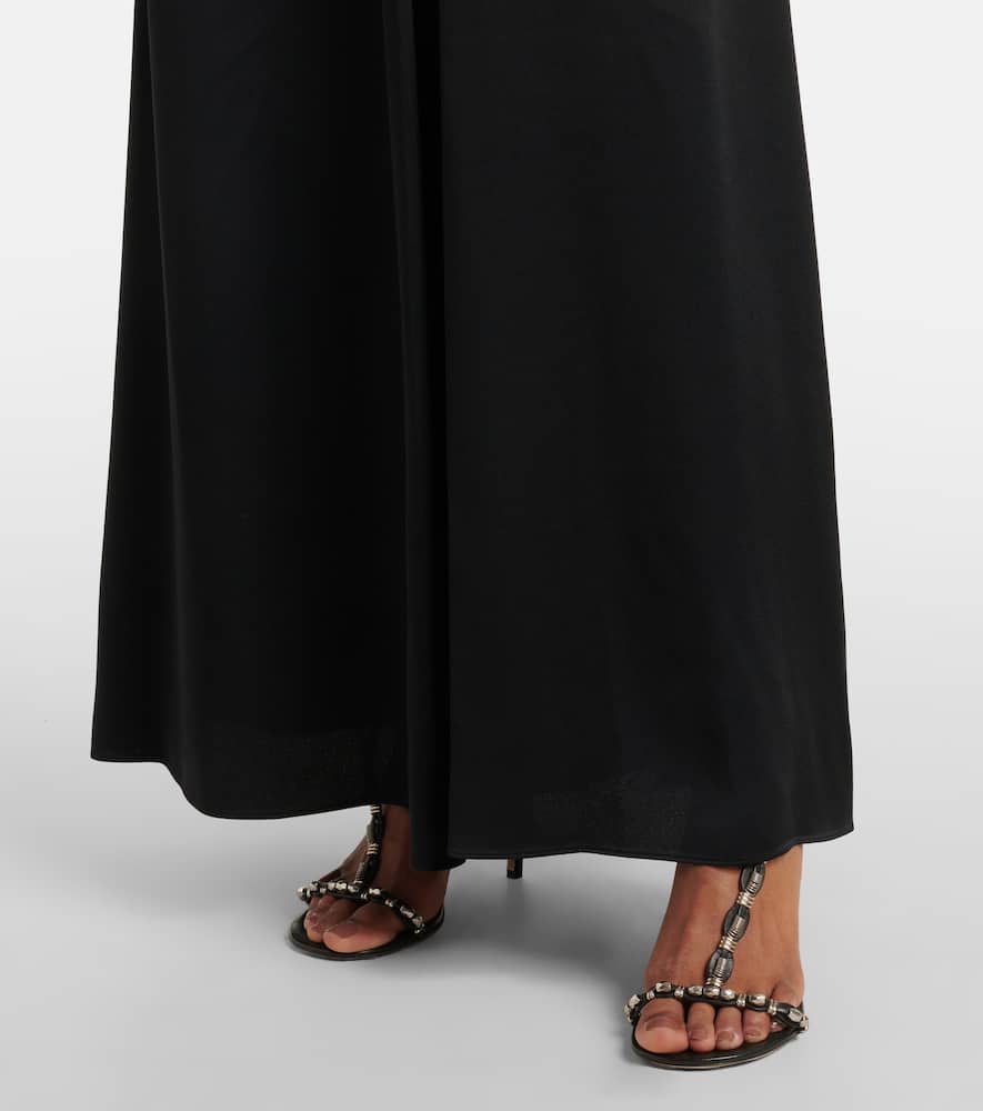 Kayana satin maxi skirt