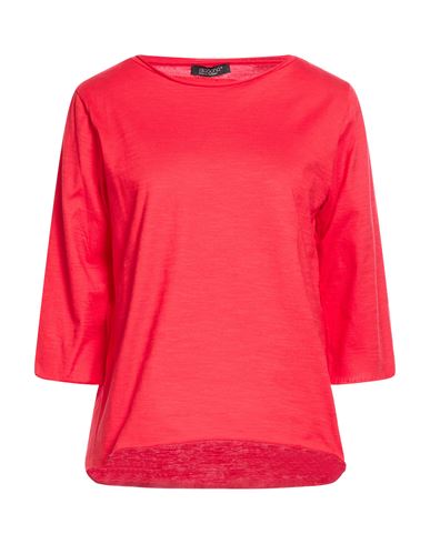 Woman Sweater Orange Size 6 Cotton