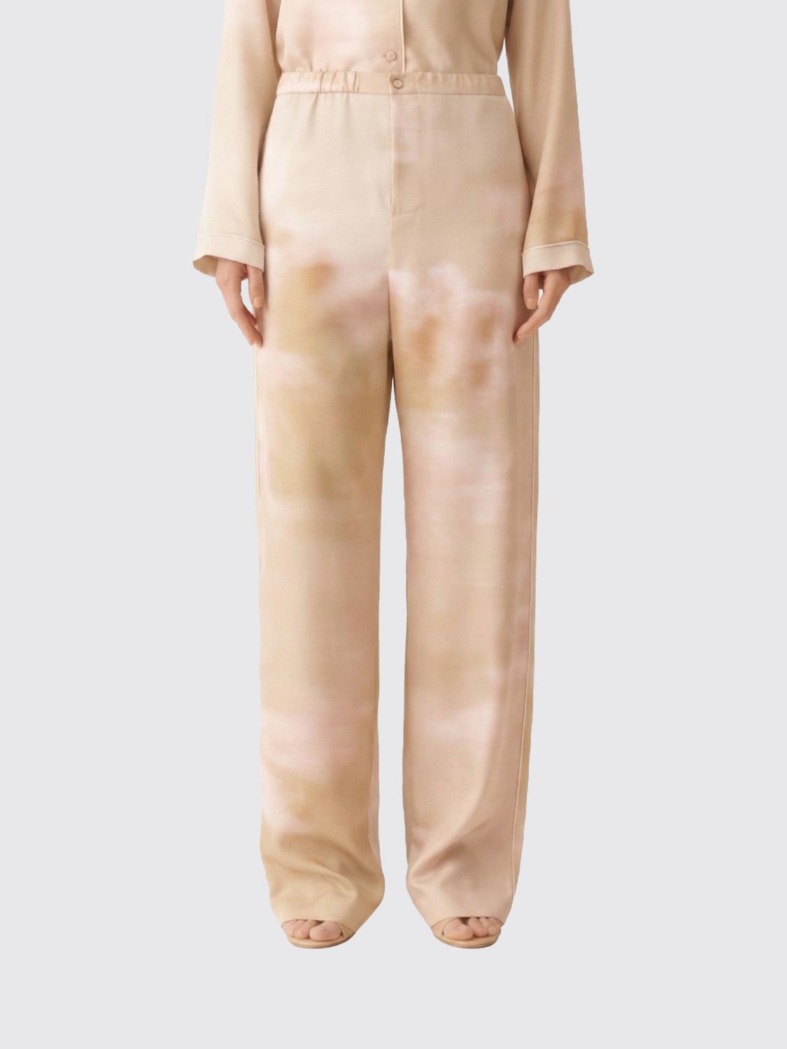 Pants Woman color Beige