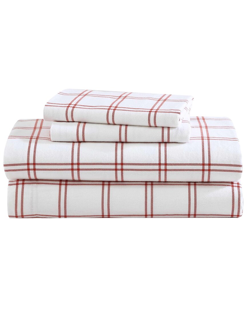 Westridge Plaid 100% Cotton Flannel Sheet Set