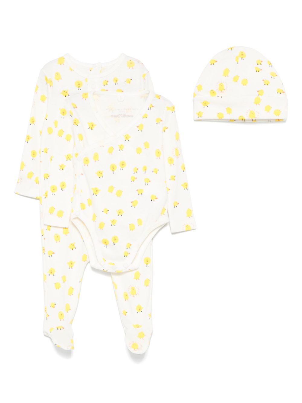 Illustration-print pajamas set - White
