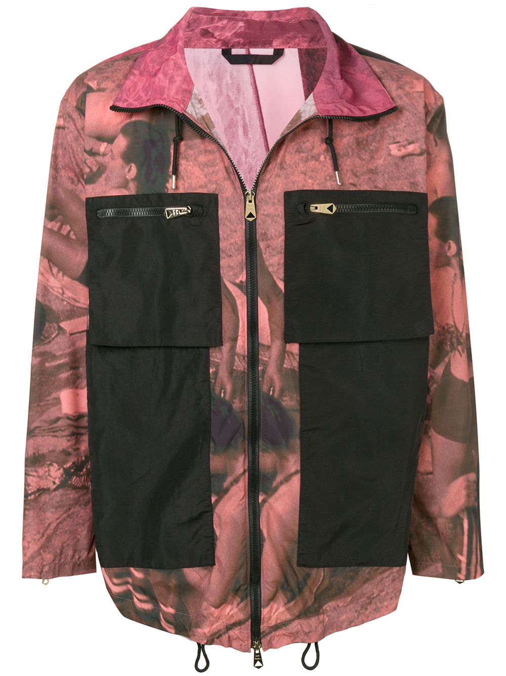 Photographic print jacket - Pink