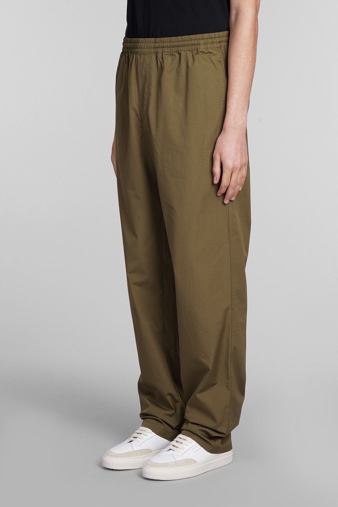 Pantalone Ventura Pants In Green Cotton