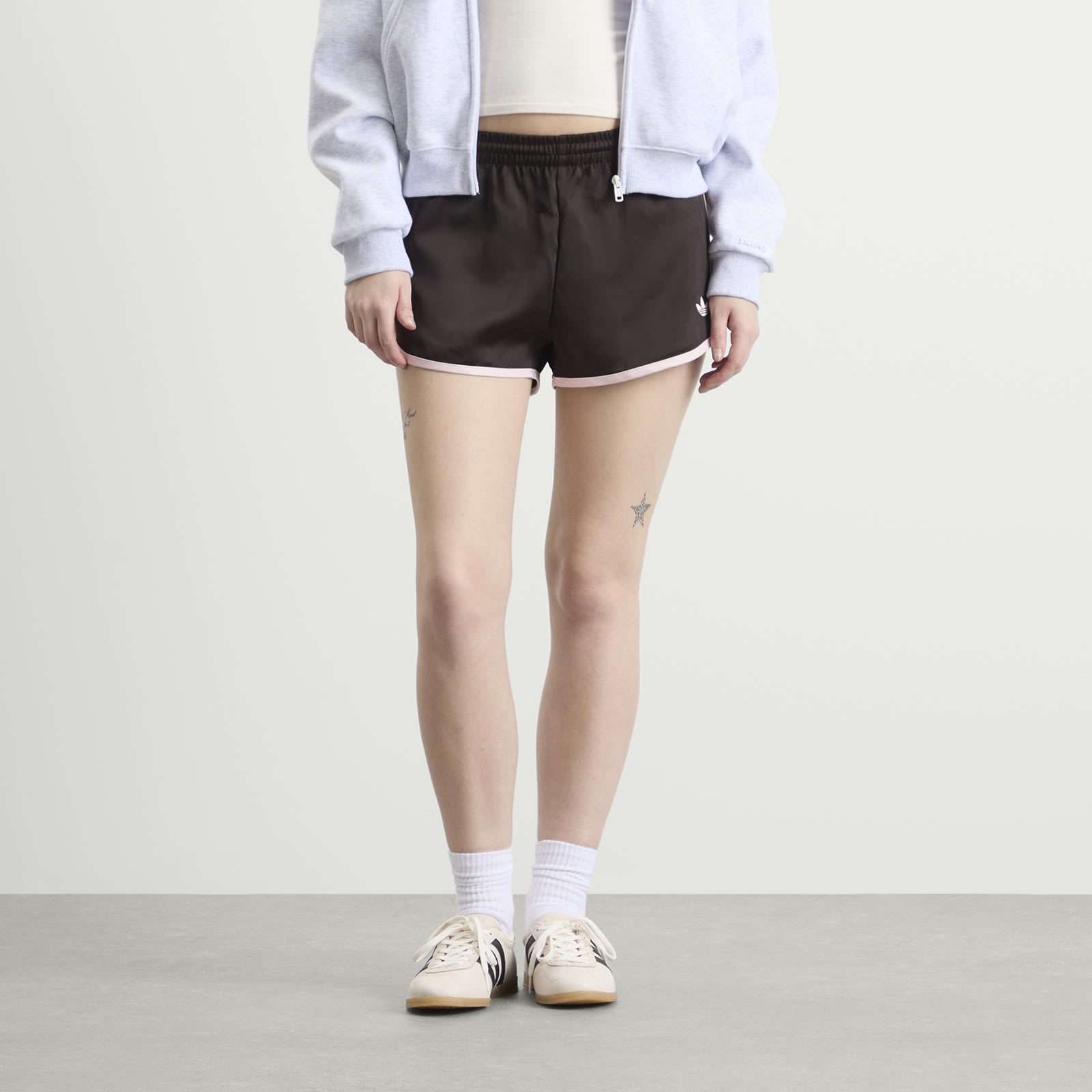 Women's 3S Sprinter Shorts in Aurora Coffee/Sandy Pink