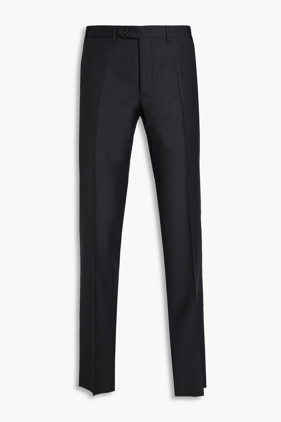Tapered wool-twill pants - Black - IT 44