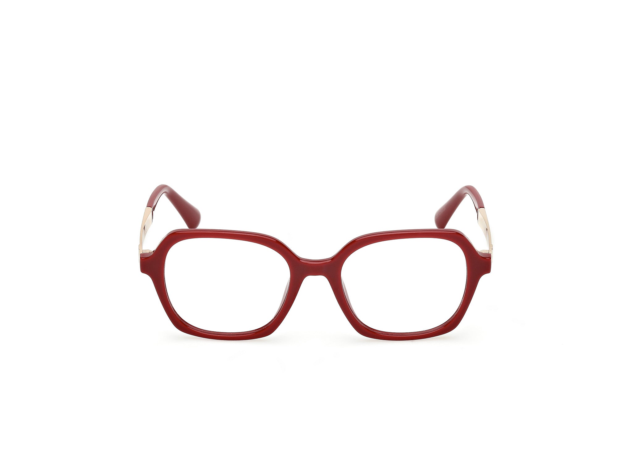 MAX&Co Mujer MAX&Co MO5190 066 Monturas ópticas Inyectado Rojo Geométrico Norma