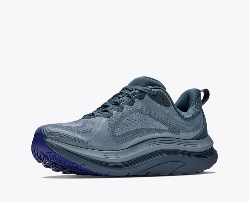 HOKA Men's Kawana 3 Shoes in Faded Navy/Electric Aqua