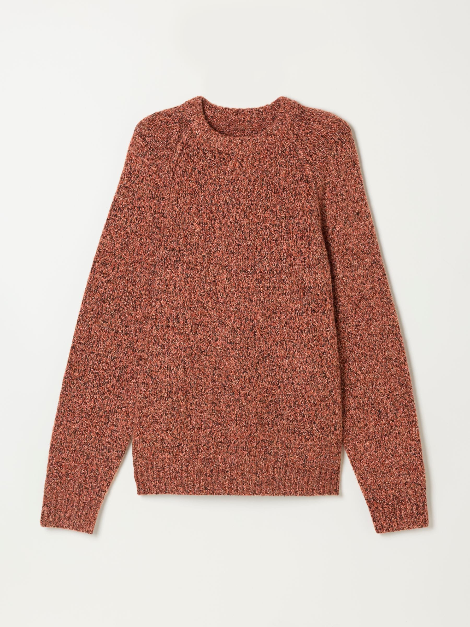 FatFace Deanston Burnt Orange Crew Neck Jumper