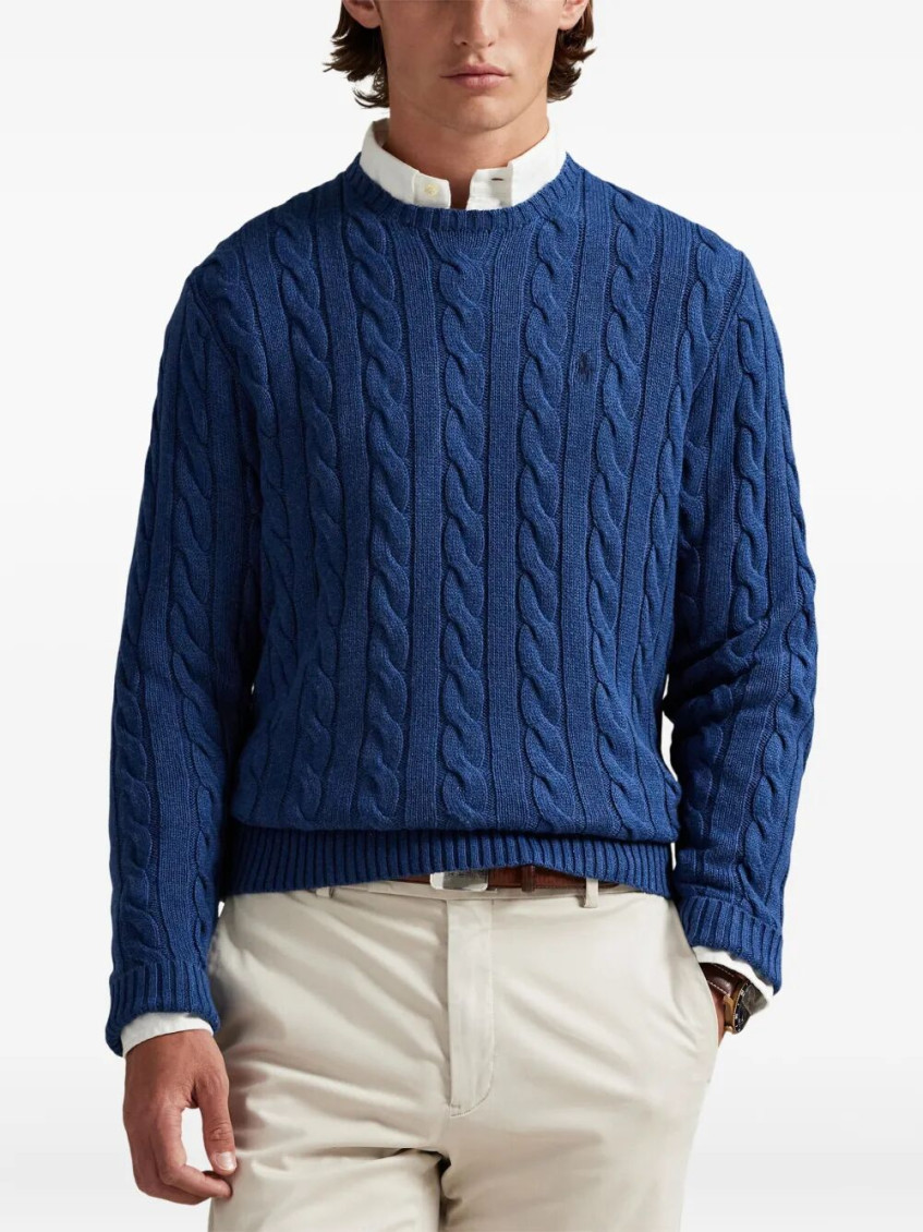 Navy Crewneck Sweater