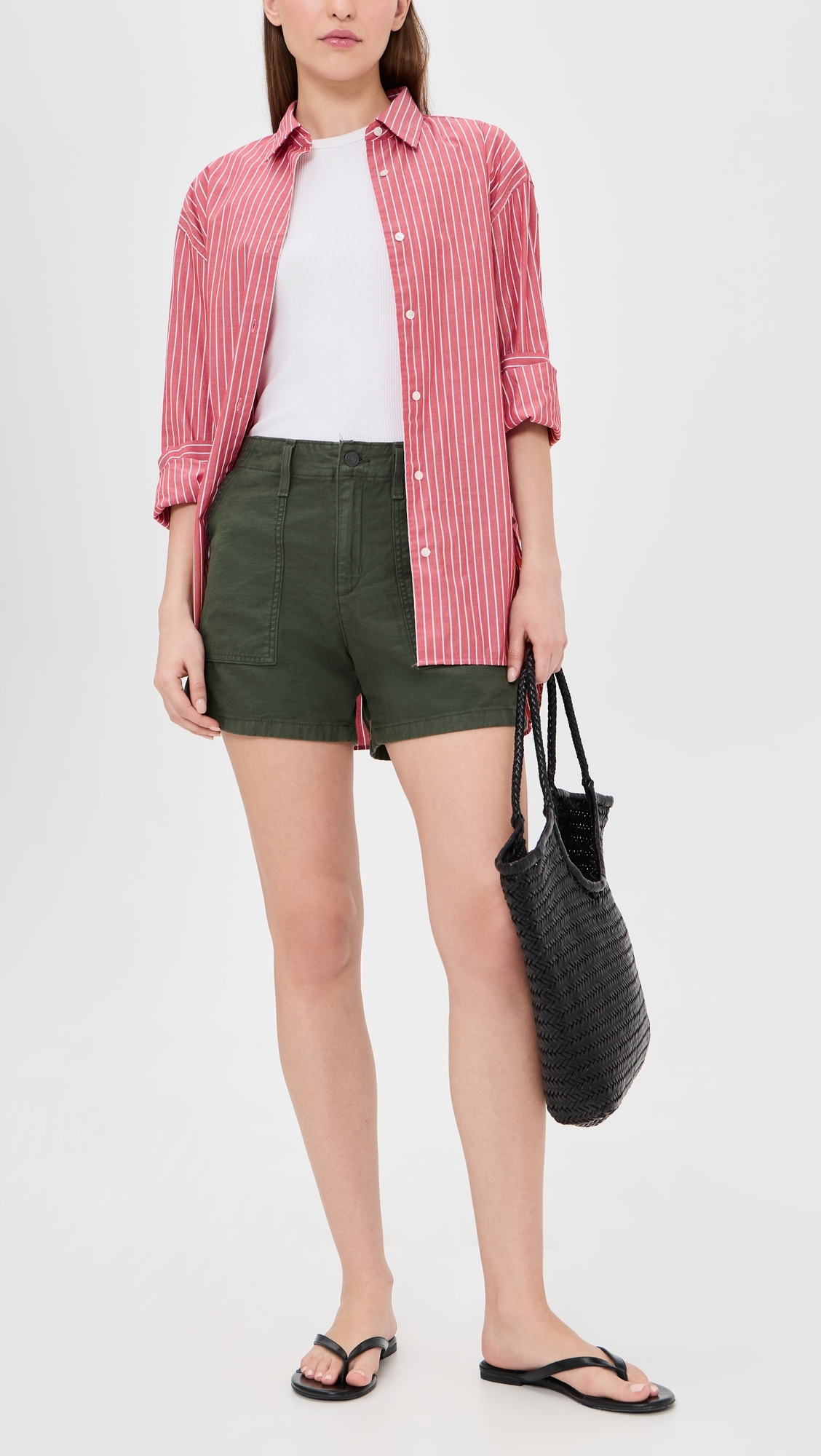 Ribcage Utility Shorts Slubbed Deep Depths