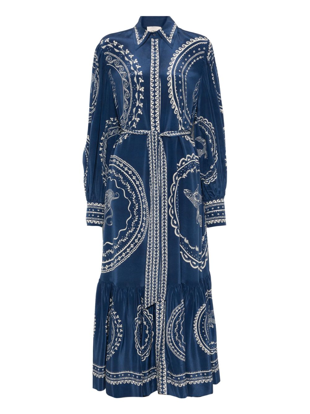 ALEMAIS Ocean midi dress - Blue