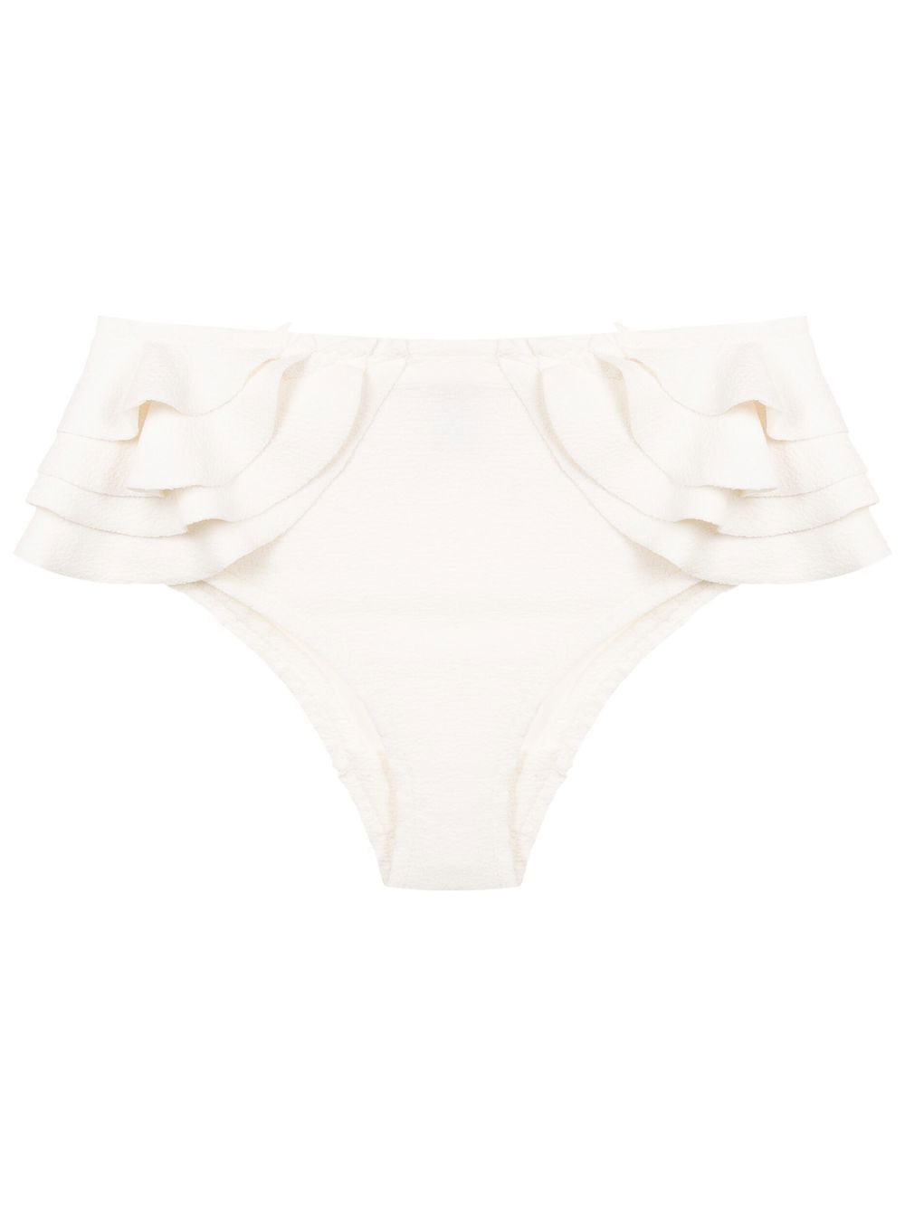 Bandara high-waist bikini bottoms - White