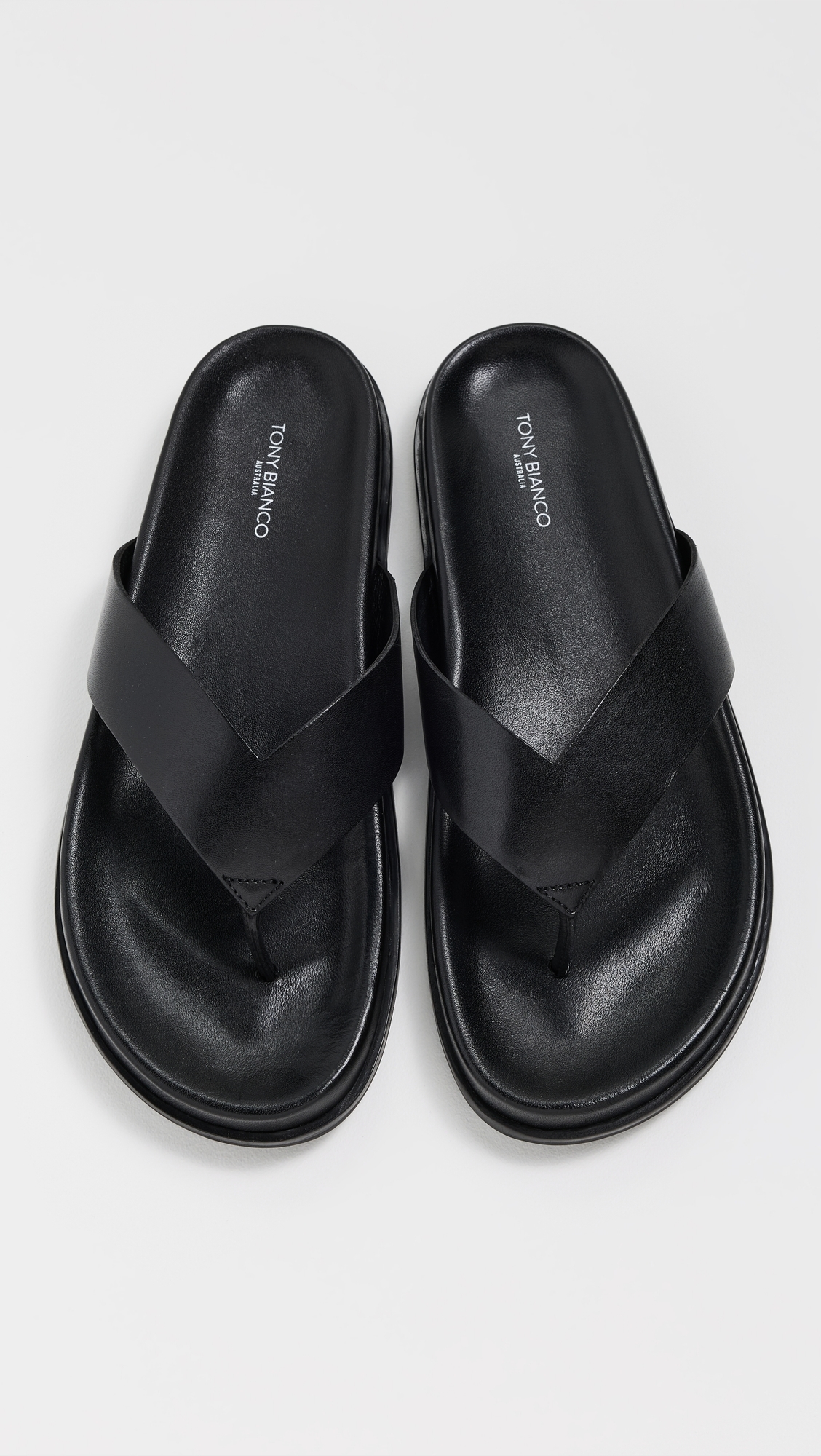 Tony Bianco Loop Sandals Black