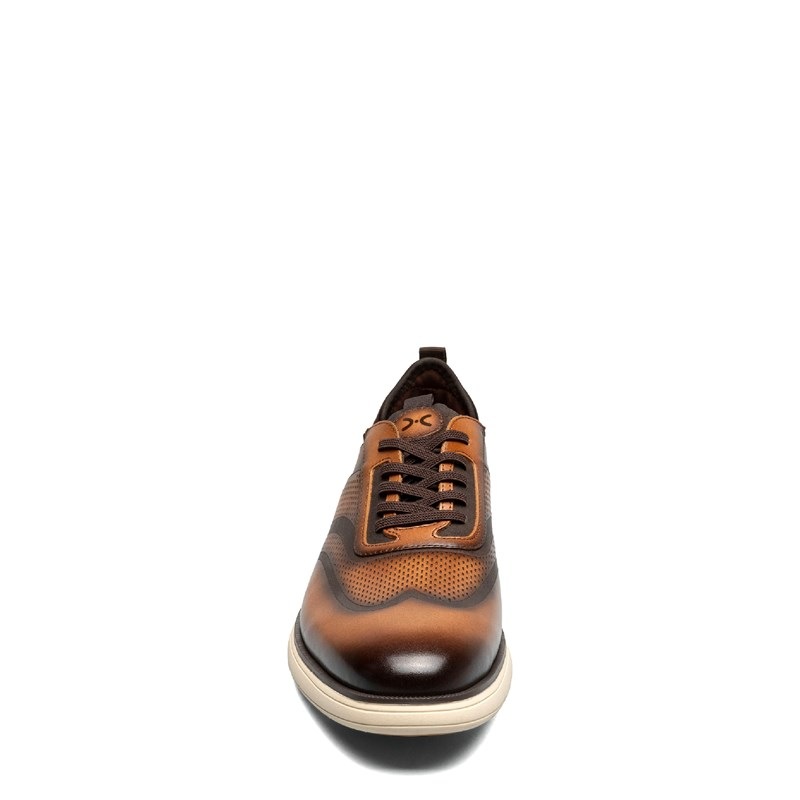Men's Edgewood Wingtip Oxford Shoes (Cognac)