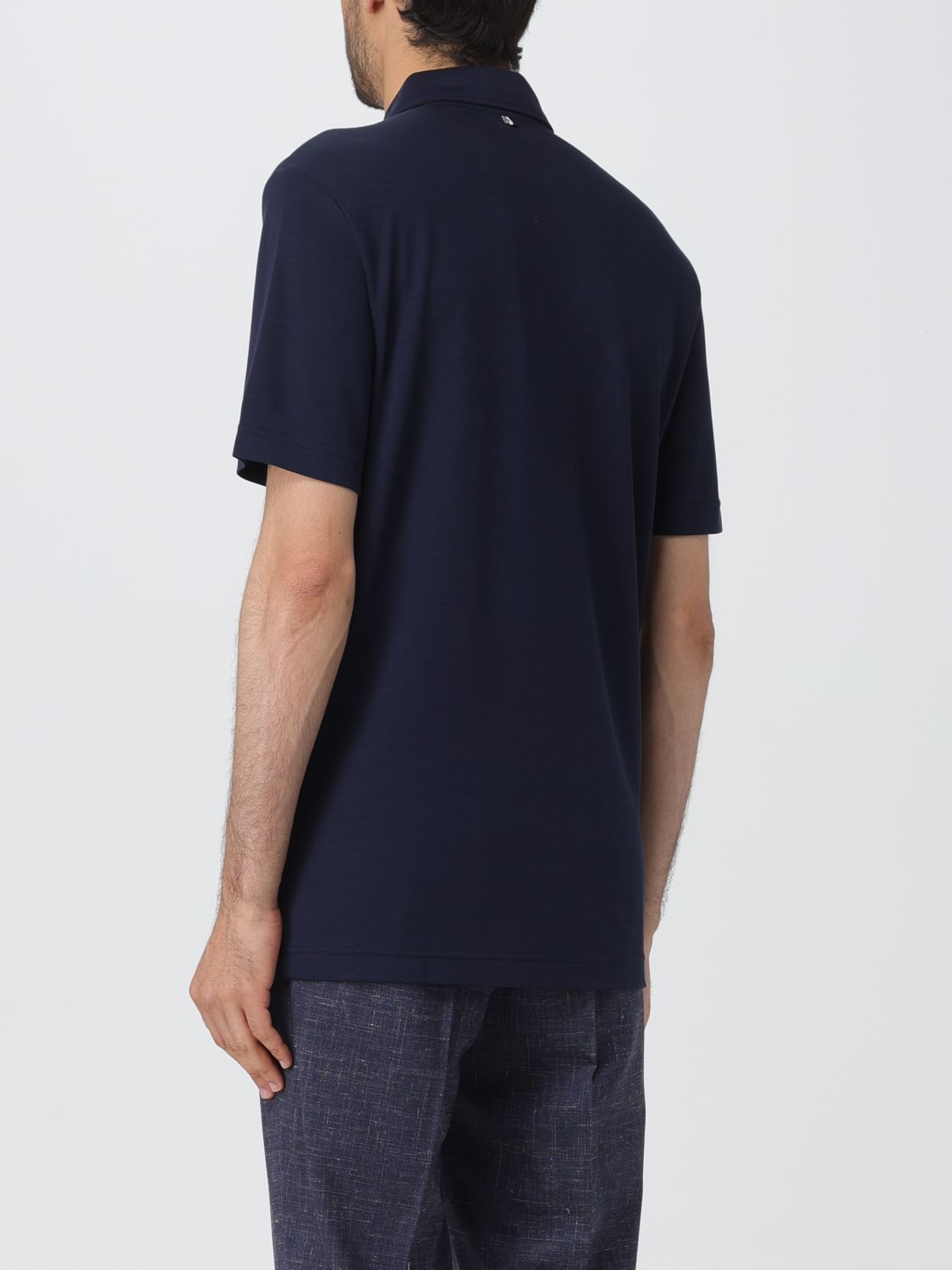 Polo Shirt Men color Blue
