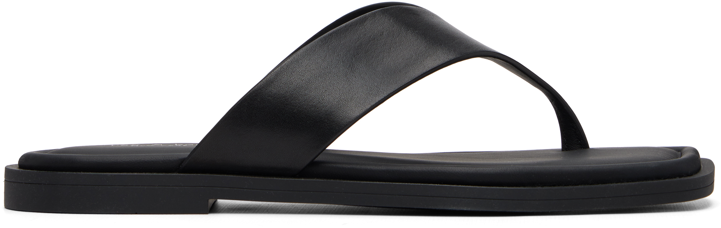 Black Gracie Thong Sandals